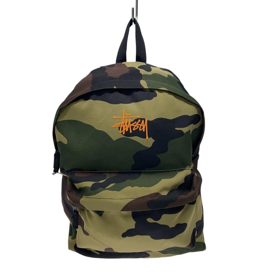 STUSSY◇リュック/ポリエステル/GRN/カモフラ/CORDURA// : セカンド