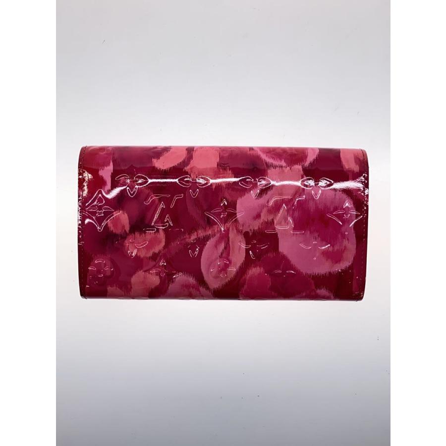✨美品✨ルイビトン　ヴェルニ　ポルトフォイユサラ　エナメル　長財布 レッド LOUIS VUITTON◇ポルト・フォイユ・サラ_モノグラム・ヴェルニ_RED