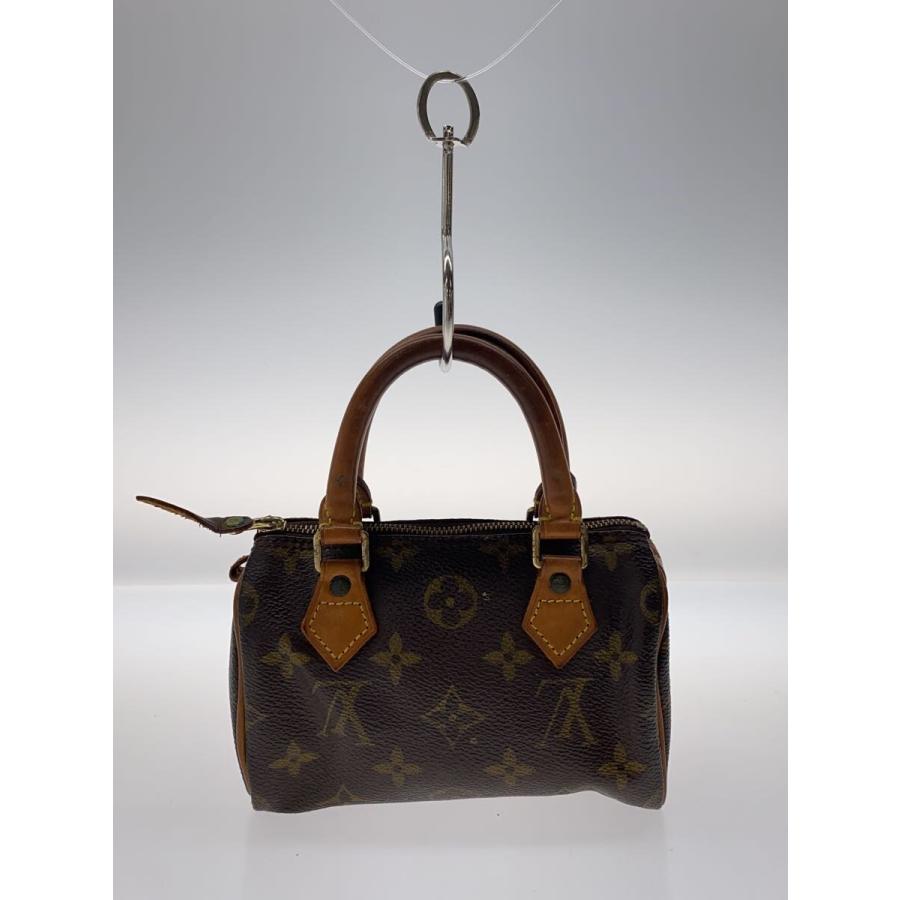 LOUIS VUITTON◇ミニ・スピーディ_モノグラム・キャンバス_BRW/PVC/BRW