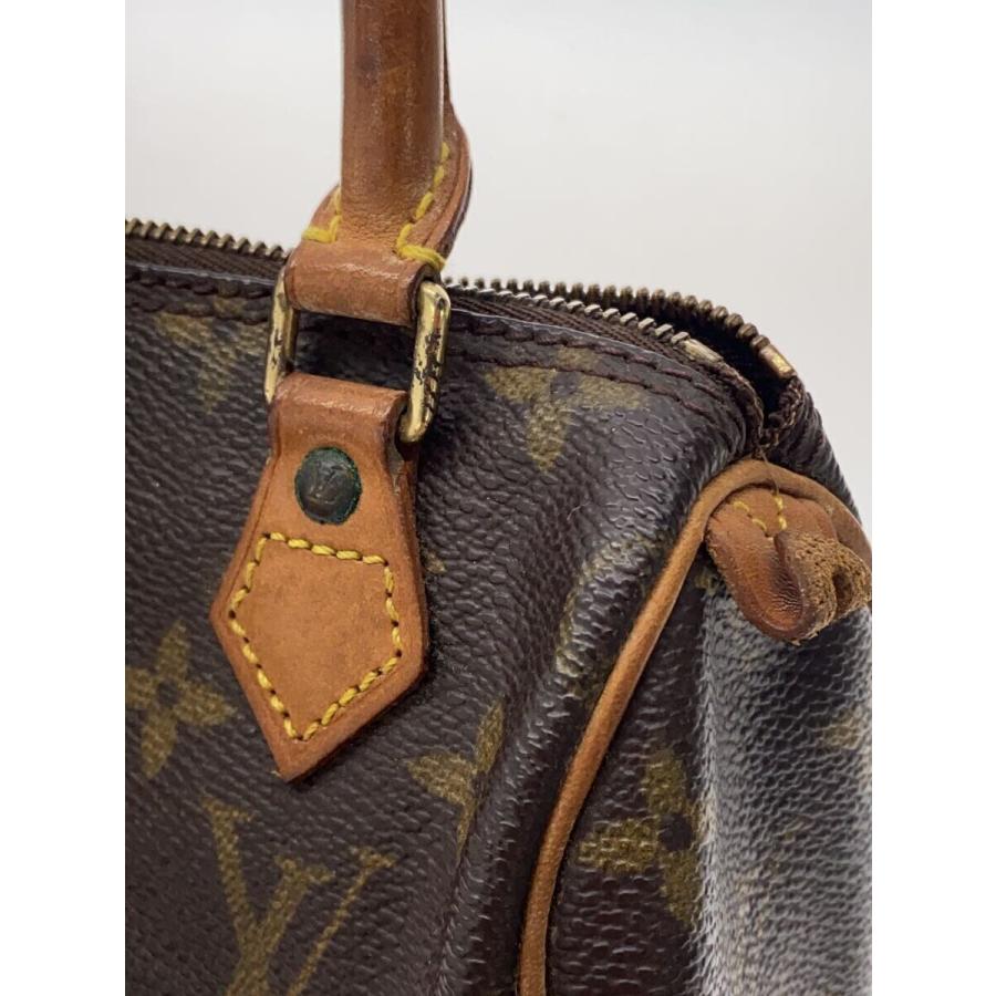 LOUIS VUITTON◇ミニ・スピーディ_モノグラム・キャンバス_BRW/PVC/BRW