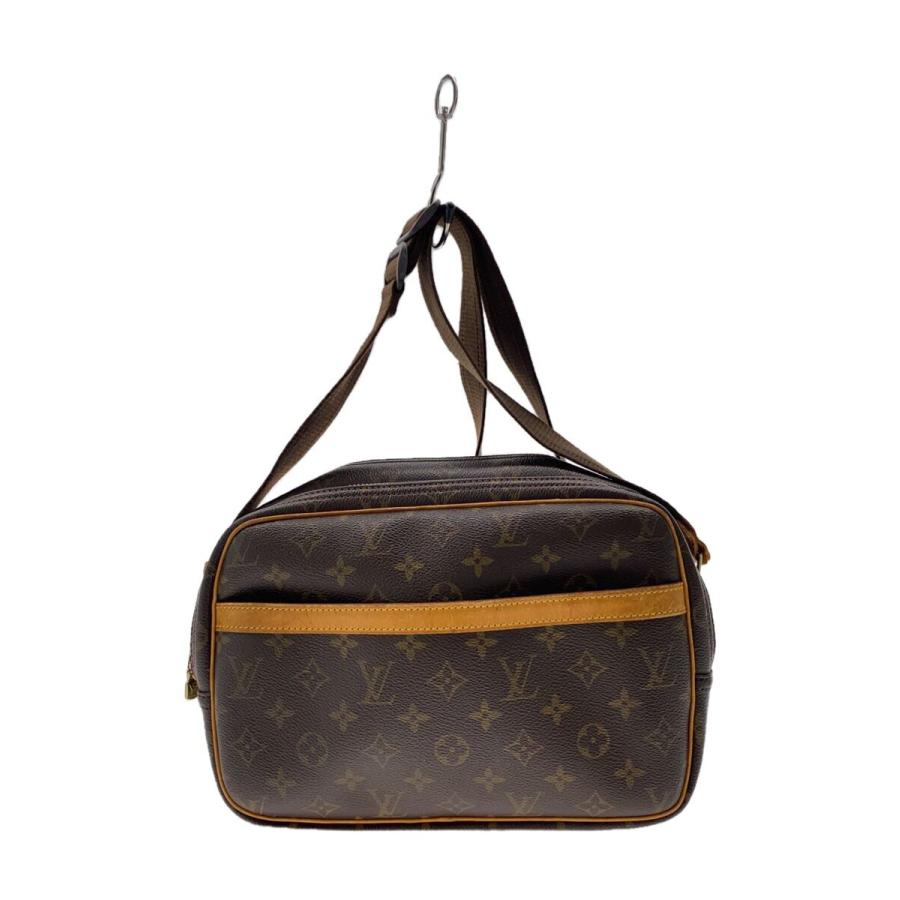 Louis Vuitton リポーターPM LOUIS VUITTON◇リポーターPM_モノグラム・キャンバス_BRW/PVC/BRW