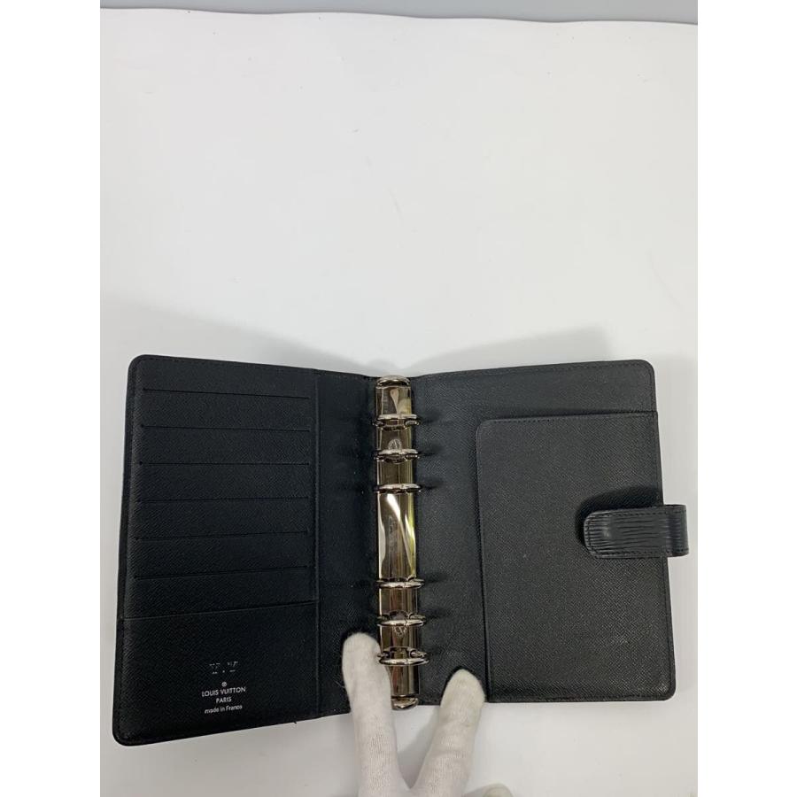LOUIS VUITTON◇アジェンダMM_エピ_BLK/--/BLK/メンズ : セカンド