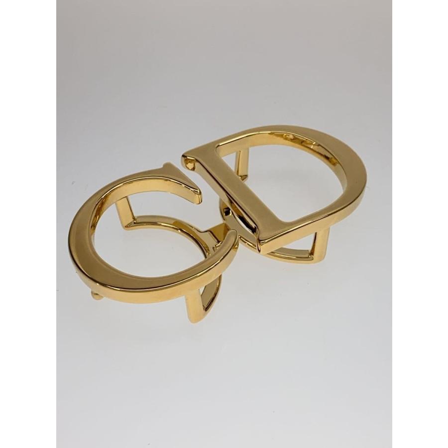 Christian Dior◇ベルト/--/GLD/無地/メンズ CD ICON/ベルトバックル