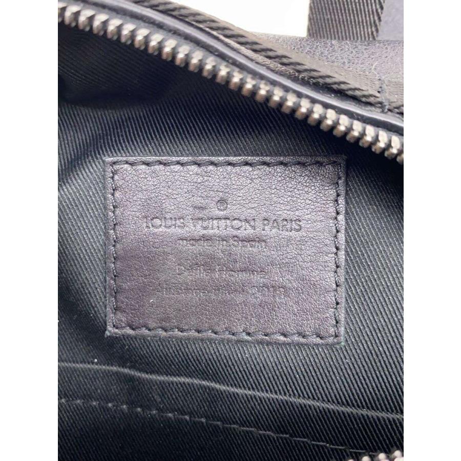 LOUIS VUITTON◇メッセンジャーPM_ダーク・アンフィニティ_BLK/牛革