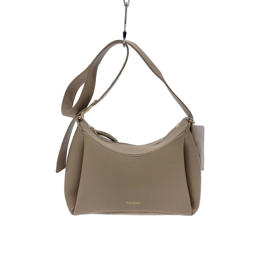 POLENE◇umi/ショルダーバッグ/レザー/BEG : セカンドストリートYahoo