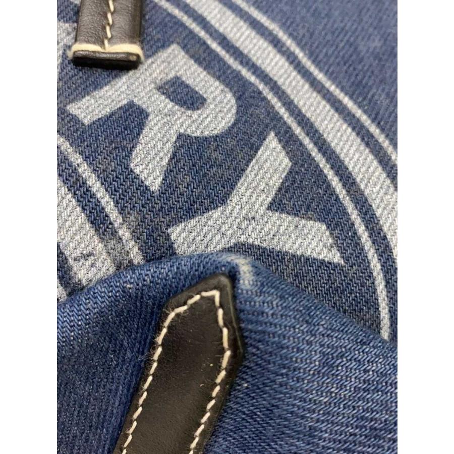 希少 BURBERRY デニム ミニハンドバッグ BURBERRY◇Mini Denim Beach Tote/トートバッグ/デニム/IDG/? NULL