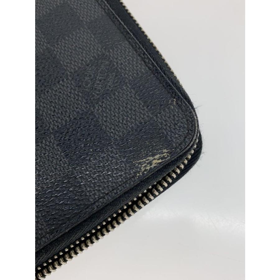 LOUIS VUITTON / 1)ジッピー・オーガナイザー_ダミエ・グラフィット/PVC/BLK/総柄/メンズ LOUIS VUITTON◇1)ジッピー・オーガナイザー_ダミエ・グラフィット/PVC