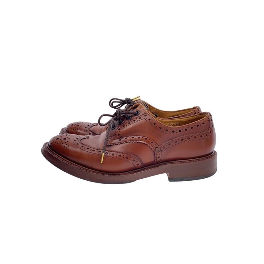 Tricker’s / カントリーシューズ/BOURTON/ウィングチップ/UK7-7.5/ソール減り/BLK/M5633 Tricker's◇BOURTON/バートン/ウィングチップ/UK7.5/BRW/M5633