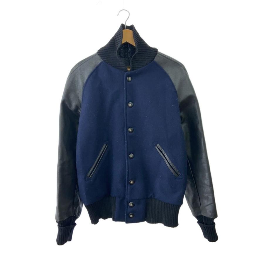 SKOOKUM◇スタジャン/38/ウール/NVY : セカンドストリートYahoo!店