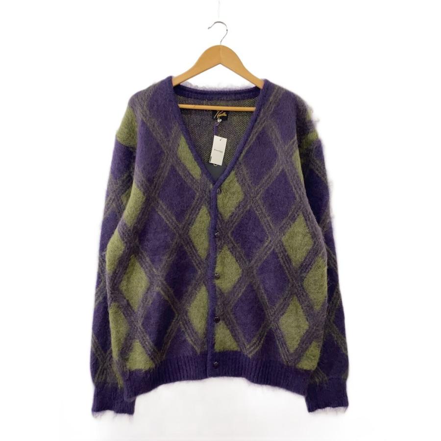 Needles◇23AW/カーディガン(厚手)/XL/モヘア/PUP/チェック/NS278