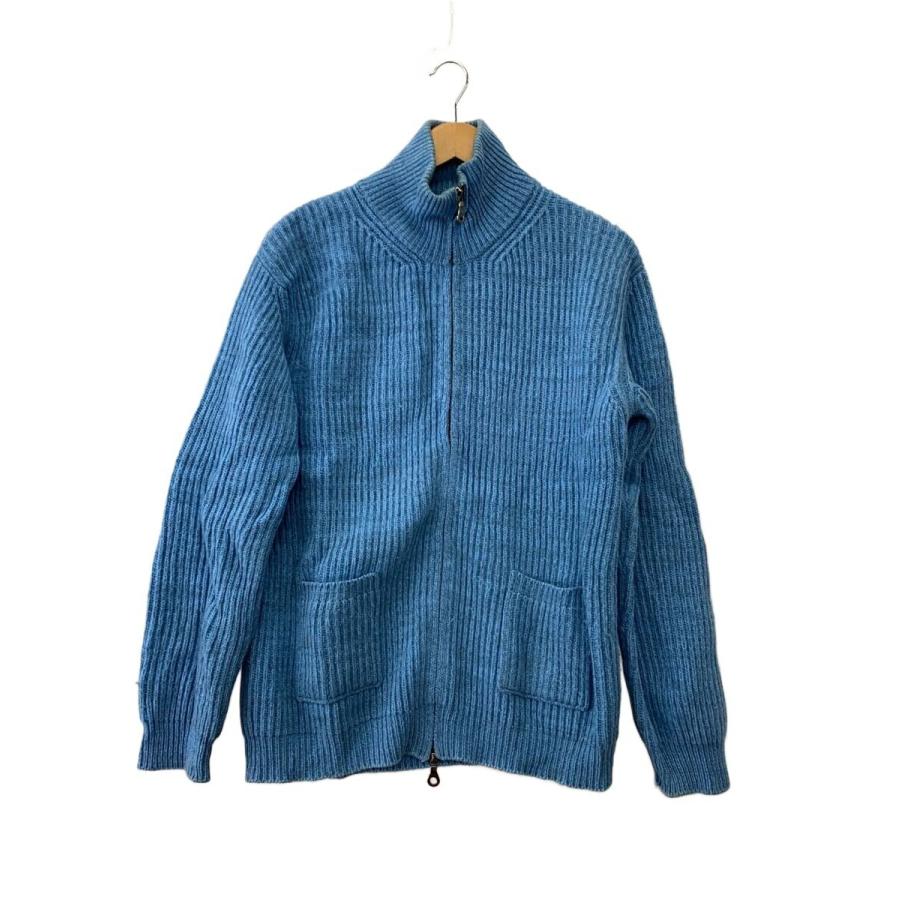 Corgi◇ニット・セーター(厚手)/--/ウール/BLU/無地 : セカンド