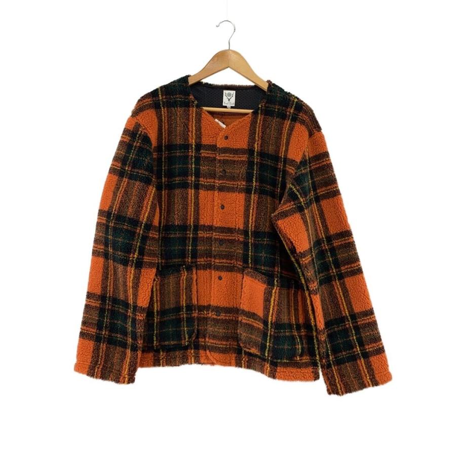 South2 West8(S2W8)◇ブルゾン/M/ポリエステル/ORN/チェック/HM819