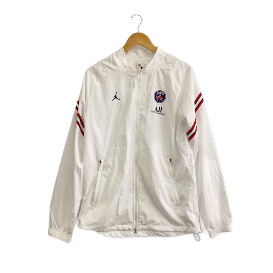 NIKE◇パリサンジェルマン/ジャケット/M/ポリエステル/WHT/CW1223-101