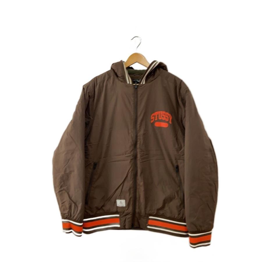 STUSSY◇ジャケット/L/ナイロン/BRW : セカンドストリートYahoo!店