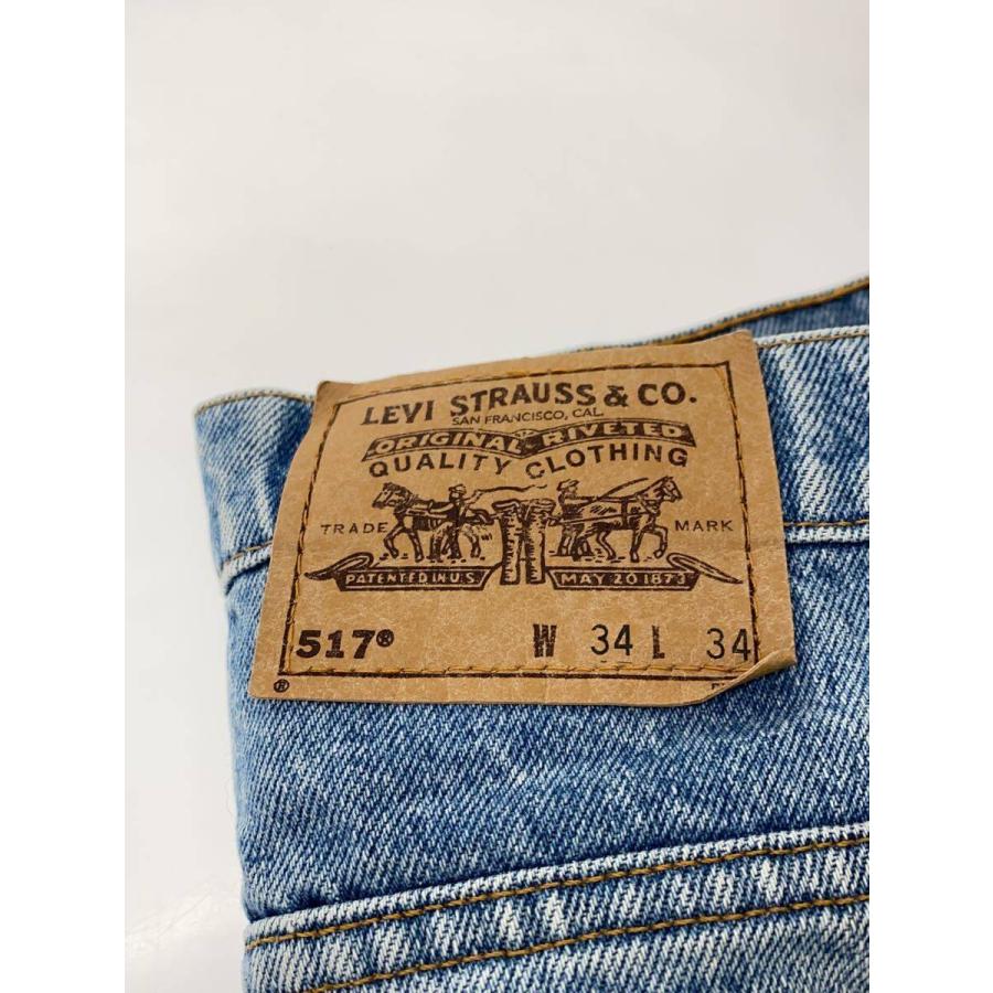 Levi's 517 USA製 W33 L34 裏ボタン575オレンジタブ Levi's◇517/USA製/ボタン裏575/オレンジタブ/ブーツカットパンツ/34