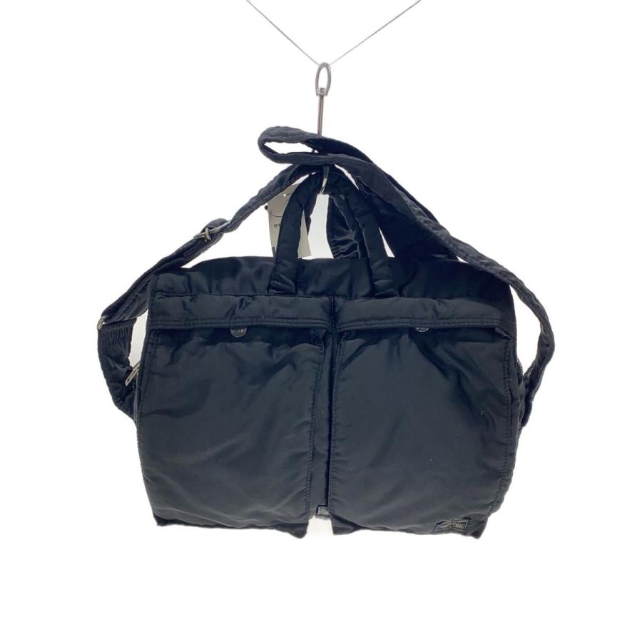 PORTER◇タンカー/ヘルメットバック/ショルダーバッグ/--/BLK/無地