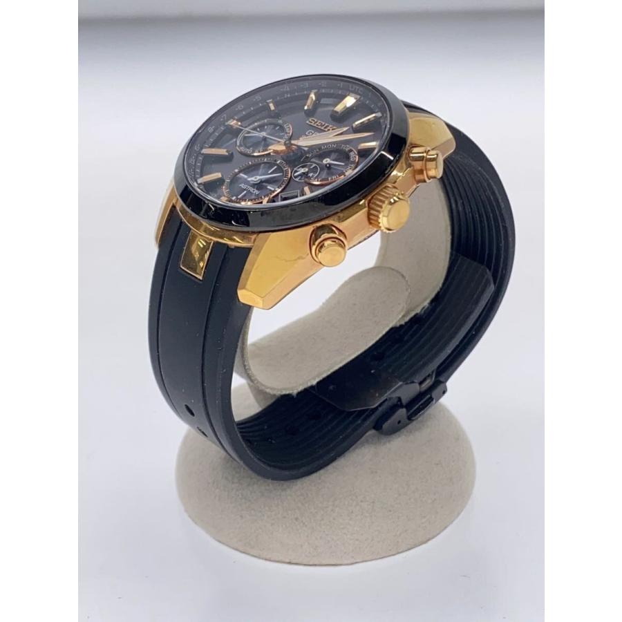 SEIKO◇アストロン/GPSソーラー/5Xシリーズ/ラバー/BLK/BLK/5X53-0AJ0