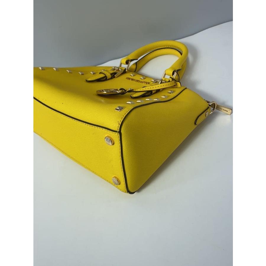 MICHAEL KORS◇スタッズ/ショルダーバッグ/--/YLW/無地/35TBGC6M2L