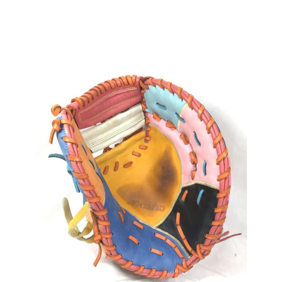 MIZUNO◇ファーストミット/右利き用/軟式/マルチカラー/限定品 MIZUNO◇ファーストミット/右利き用/軟式/マルチカラー/限定品