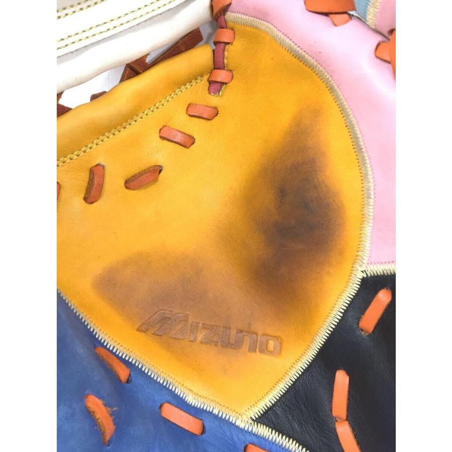 MIZUNO◇ファーストミット/右利き用/軟式/マルチカラー/限定品 MIZUNO◇ファーストミット/右利き用/軟式/マルチカラー/限定品