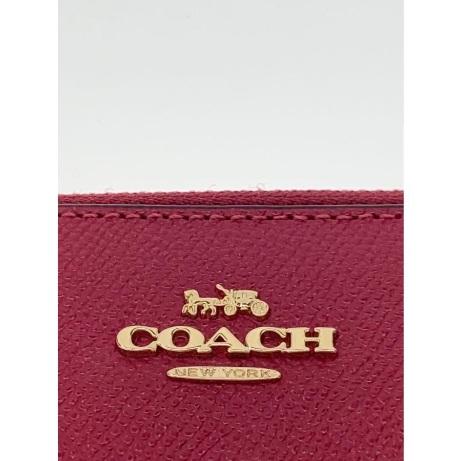 COACH◇長財布_アコーディオン_ジップウォレット_オールレザー/レザー 