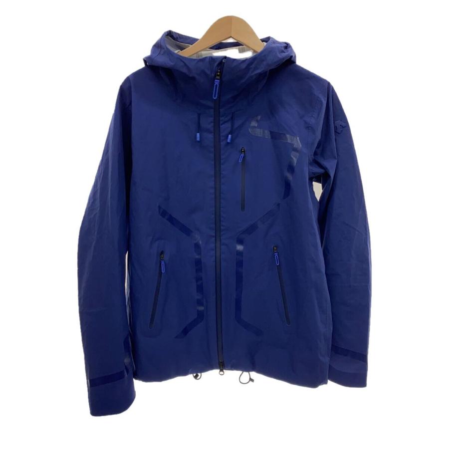 DESCENTE◇ALLTERRAIN STREAMLINE ACTIVE SHELL JACKET/L/ナイロン/NVY