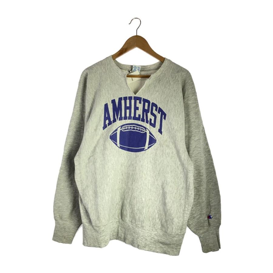 Champion◇90s/刺繍タグ/首周りカット/AMHERST/リバースウィーブ