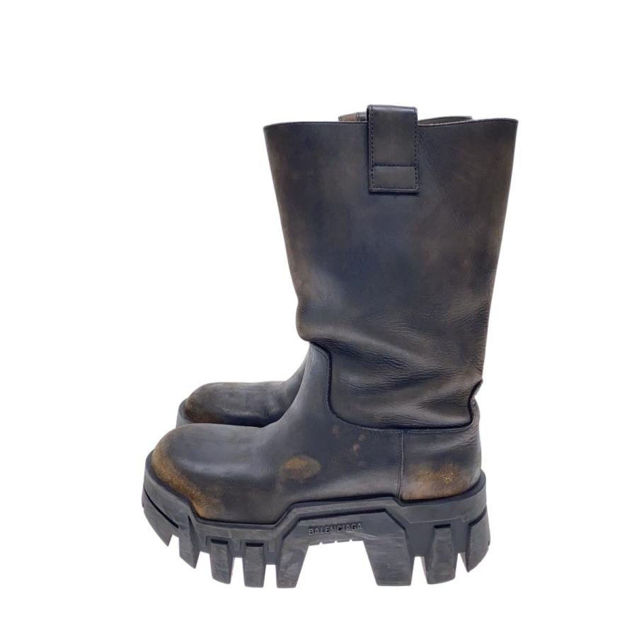 BALENCIAGA◇バレンシアガ/21AW/Bulldozer Boots/ブーツ/40/BRW/レザー
