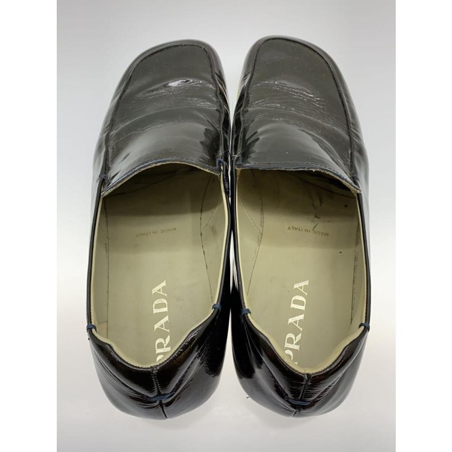 【新品未使用品】 PRADA エナメル ローファー PRADA◇エナメルローファー/10/BLK/1140// : セカンドストリートYahoo