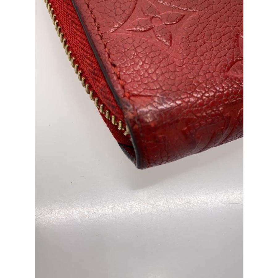 LOUIS VUITTON◇ジッピー・ウォレット_モノグラム・アンプラント_RED