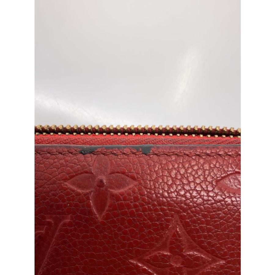 LOUIS VUITTON◇ジッピー・ウォレット_モノグラム・アンプラント_RED