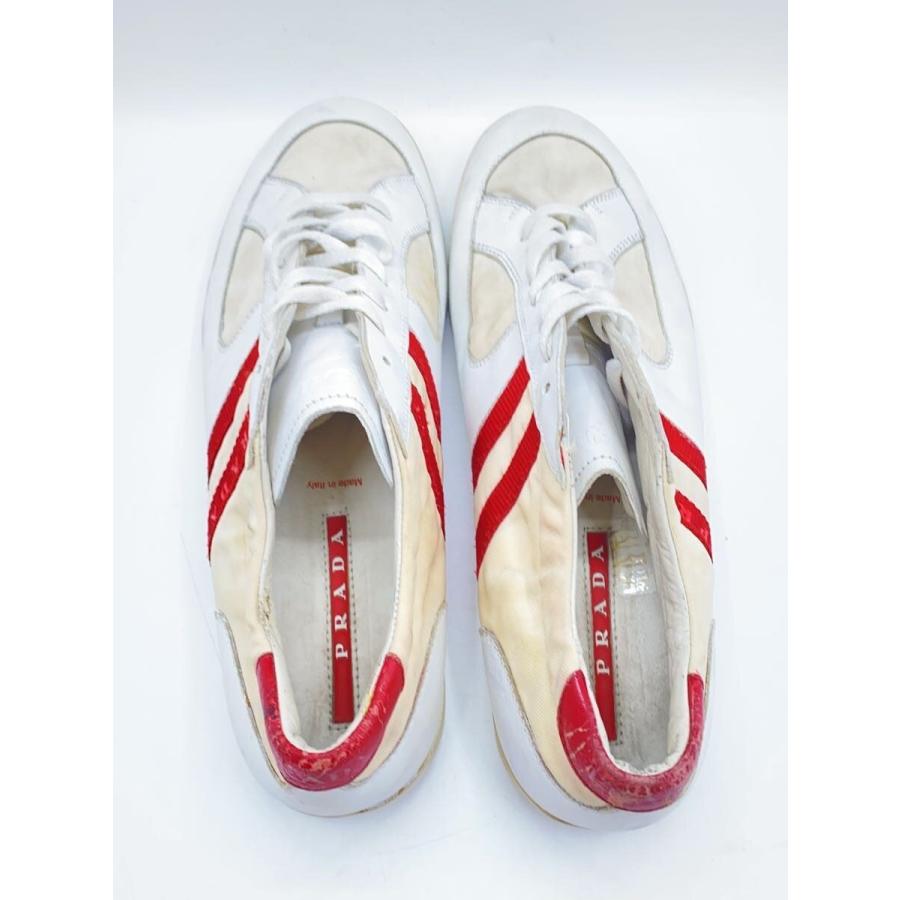 PRADA◇ローカットスニーカー/US9/WHT : セカンドストリートYahoo!店