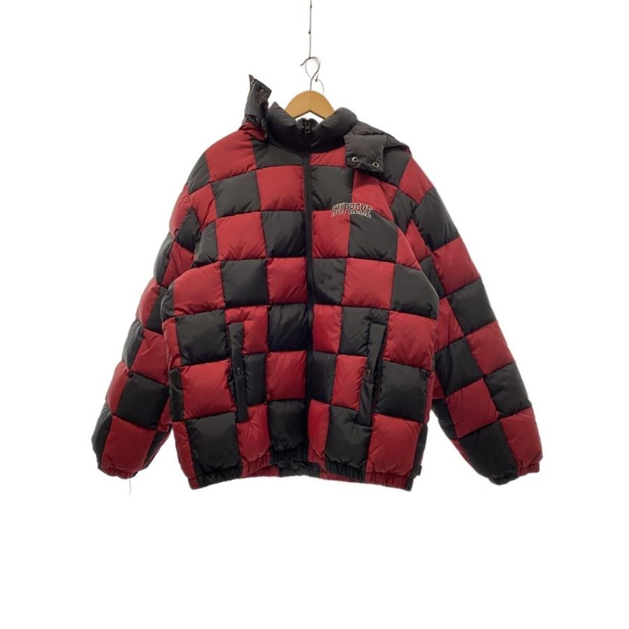 【ないとさん専用】Supreme ダウンジャケット ブラック/レッド Supreme◇ダウンジャケット/L/ポリエステル/RED/無地 : セカンド