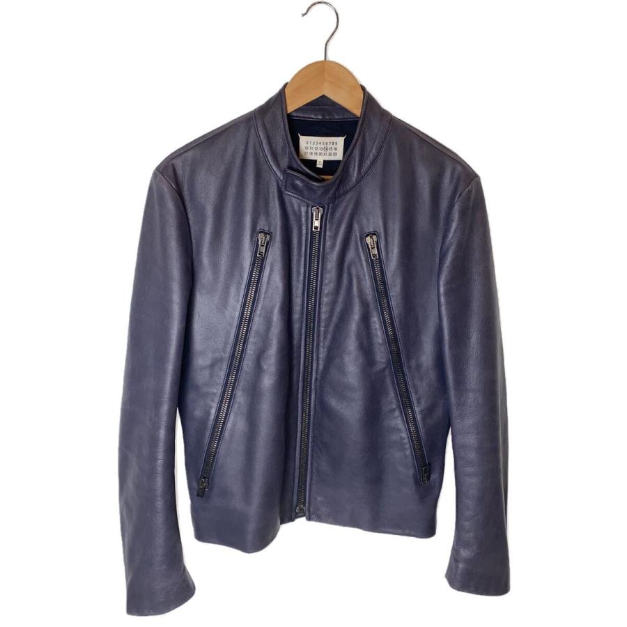 Maison Martin Margiela◇シングルライダースジャケット/44/牛革