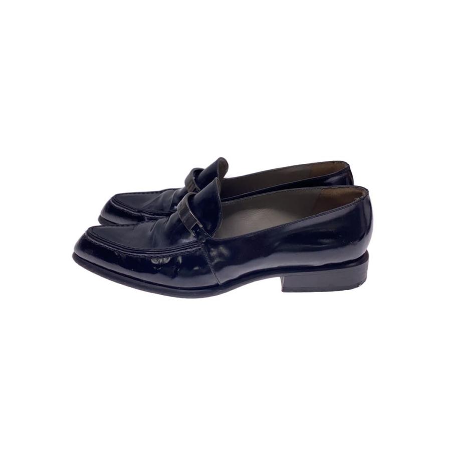 PRADA ブラックレザー ローファー　35 PRADA◇ローファー/35.5/BLK/レザー// : セカンドストリートYahoo!店