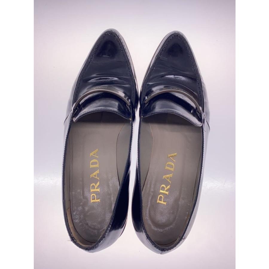 PRADA◇ローファー/35.5/BLK/レザー// : セカンドストリートYahoo!店