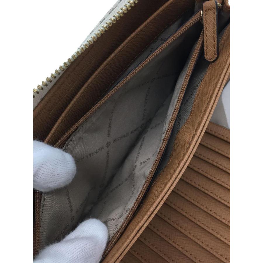 MICHAEL KORS◇長財布/レザー/WHT/レディースH8GTVT1B