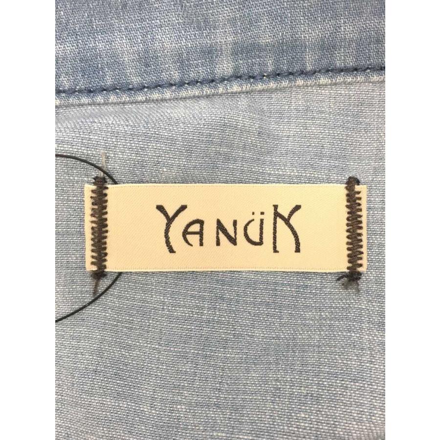 YANUK◆長袖シャツ/FREE/コットン/BLU/57122402｜ssol-shopping｜03