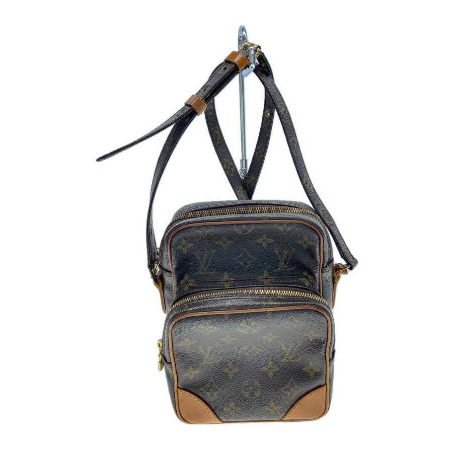 LOUIS VUITTON / ミニ・アマゾン_モノグラム・キャンバス_BRW/PVC/BRW LOUIS VUITTON◇アマゾン_モノグラム・キャンバス_BRW/PVC/BRW