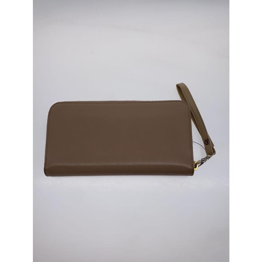 PRADA◇長財布/レザー/BEG/レディース/ジップ破損 : セカンド PRADA◇長財布/レザー/BEG/レディース/ジップ破損 : セカンド