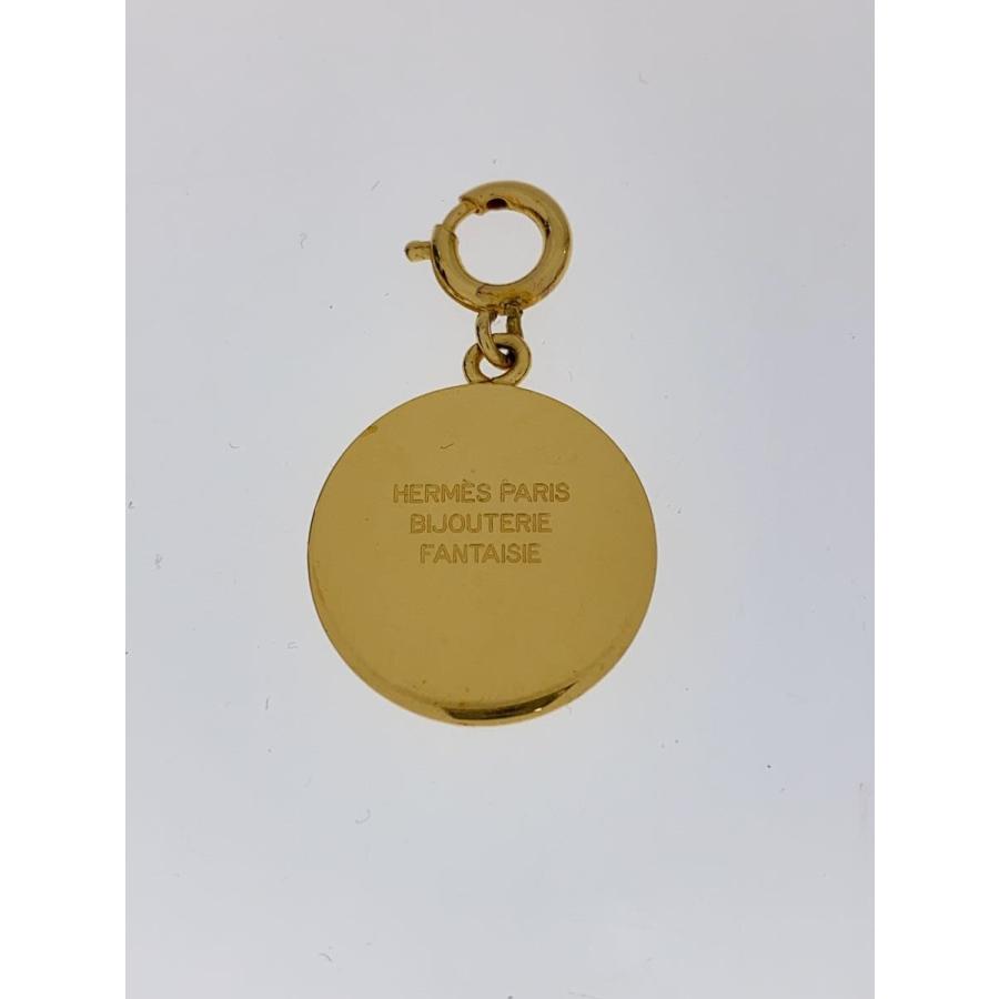 HERMES◇セリエ/コイン/ペンダントトップ/--/GLD/レディース HERMES