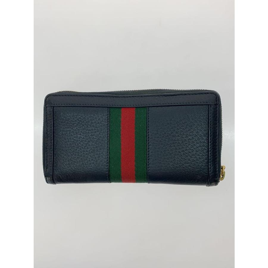 グッチ長財布 GUCCI◇長財布/レザー/BLK/メンズ/523154 2184 : セカンドストリート