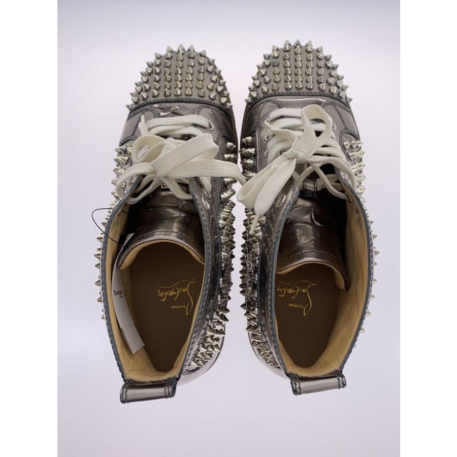 Christian Louboutin◇ハイカットスニーカー/40/SLV/スタッズ