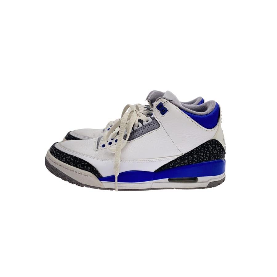 NIKE◇AIR JORDAN 3 RETRO_エアジョーダン レトロ/25.5cm/WHT