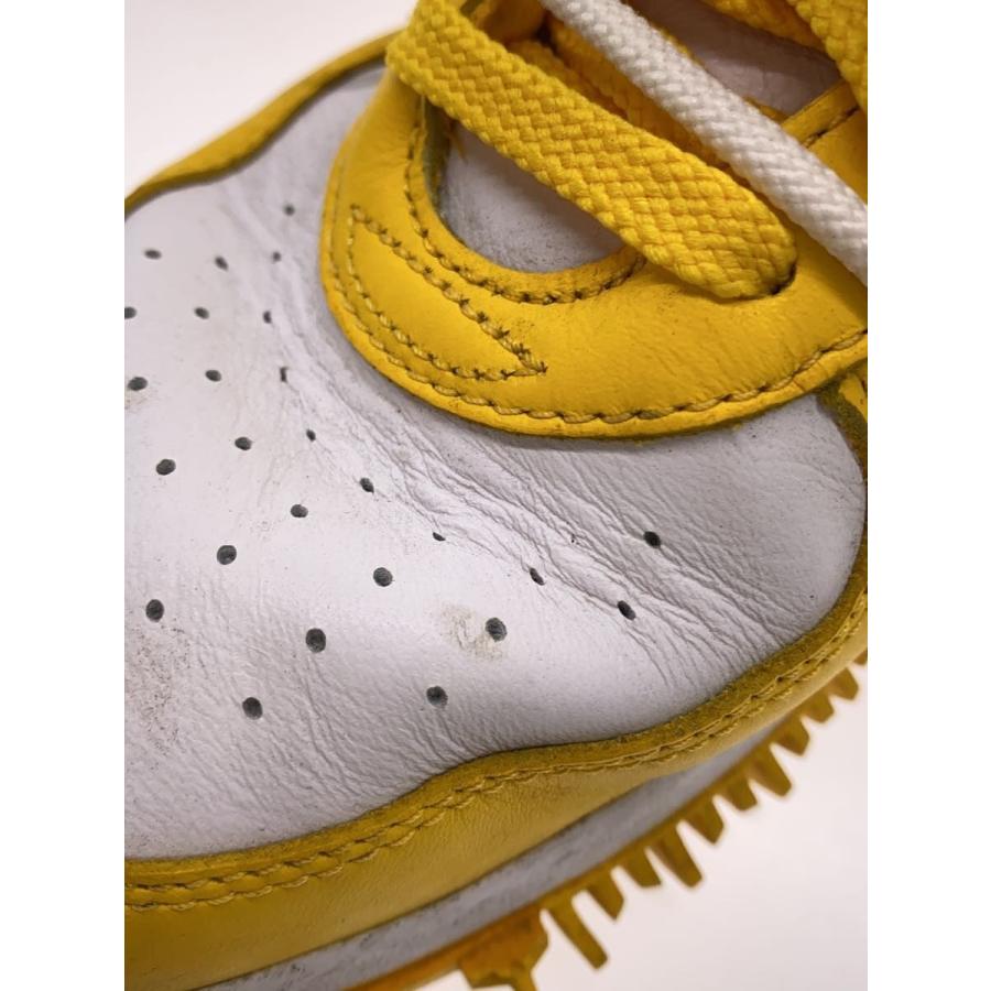 NIKE◇OFF-WHITE X AIR FORCE 1 MID_オフホワイト エアフォース ミッド