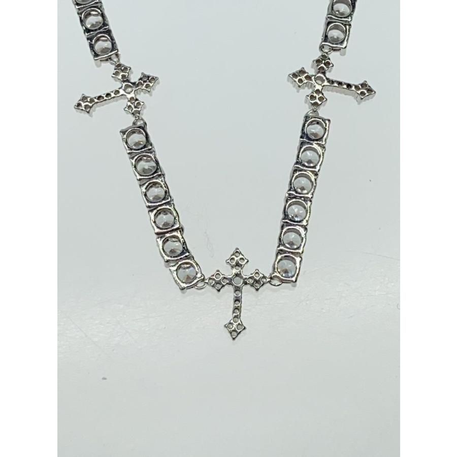 AVALANCHE GOLD&JEWELRY◇テニスネックレス/SV925/ラインストーン/SLV