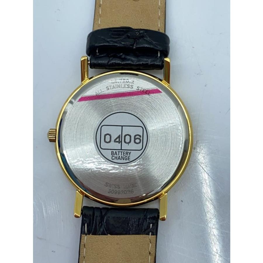 腕時計、アクセサリー LONGINES◇クォーツ腕時計/アナログ/--/WHT/BLK 