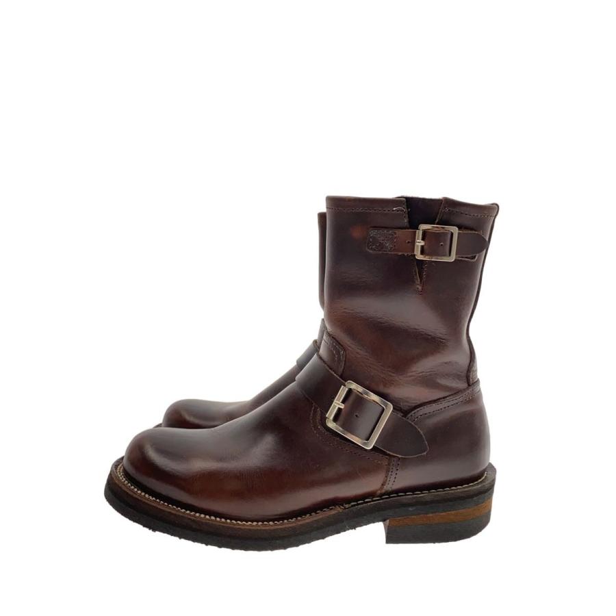 スローウェアライオン　限定ホースハイド エンジニアブーツ　us7 SLOW WEAR LION◇エンジニアブーツ/US7/BRW/OB-8595HT : セカンド