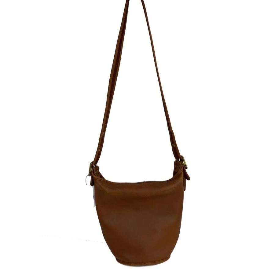 美品 90s Old COACH コーチ レザー バケツショルダー ビックサイズ 雑貨 古着 90s USA製 OLD COACH バケツ型 本革 レザー ショルダー