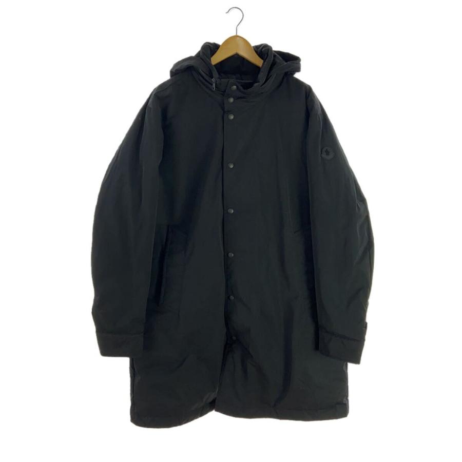 MONCLER◇ダウンジャケット/4/ナイロン/BLK/無地/NUELTIN GIUBBOTTO